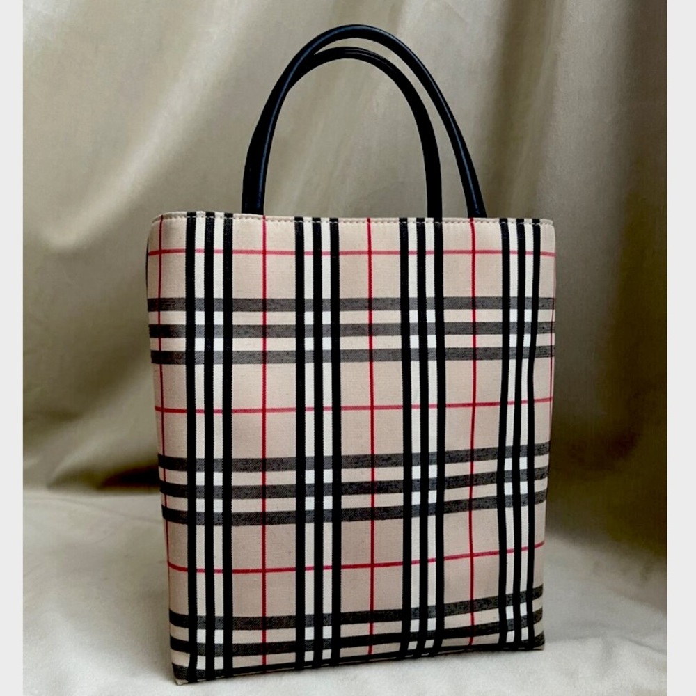 Preowned Burberry Nova Check Tote Bag